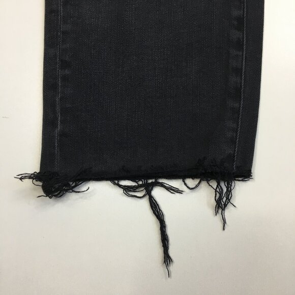 FRAME Fletcher Wash Le Nouveau Straight Raw Edge Hem 5 Pocket Jeans - Picture 9 of 12